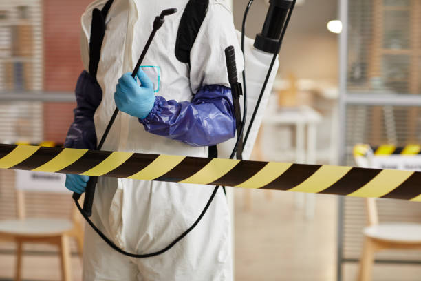 Professional Biohazard Cleanup technician working in Crockett, CA